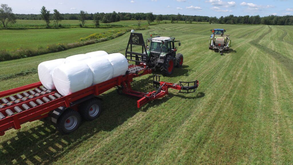 Anderson Bale Trailer | Model RBM Pro 1400 & 2000 | Width 8' 4" | Horsepower 130+ HP | For Tractors