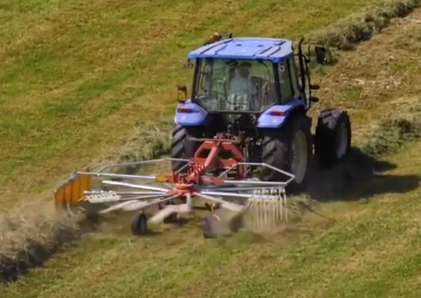 Befco | Rotary Rake | Model DR0-308 | 10′ Working Width | Heavy-Duty Hay Rake | Cat. 1 & 2 | Horsepower 20–50 HP | For Tractors