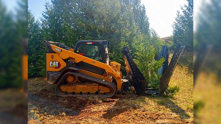 Baumalight Tree Spade | Model ST-330 | Root Ball Diameter 30" | Hydraulic Flow 5 To 20 GPM | For Skid Steers