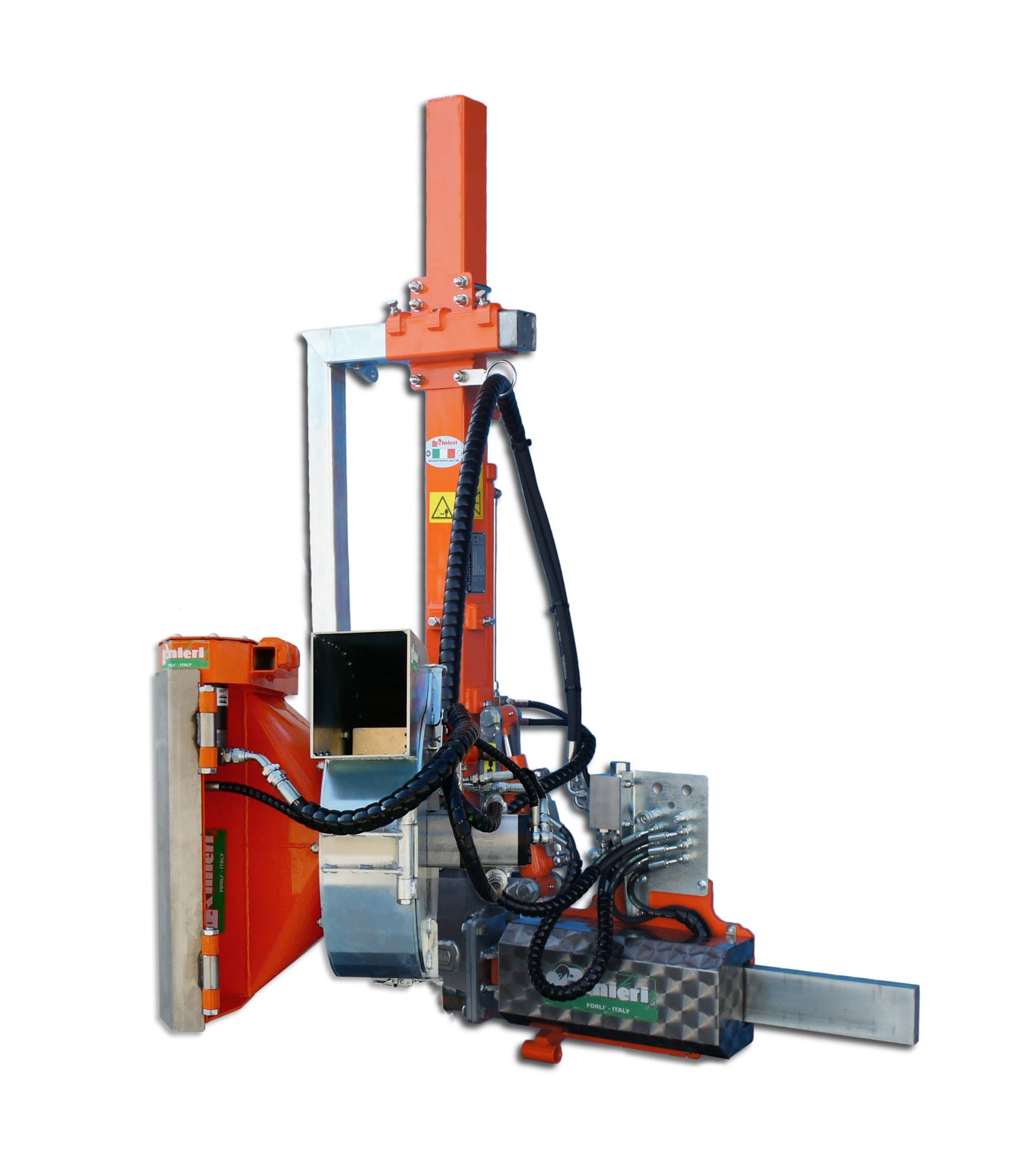 Rinieri DRF Barrel Leaf Remover on Vision 1 Frame With Hoses | 24" - 43" Roller Height for Tractor