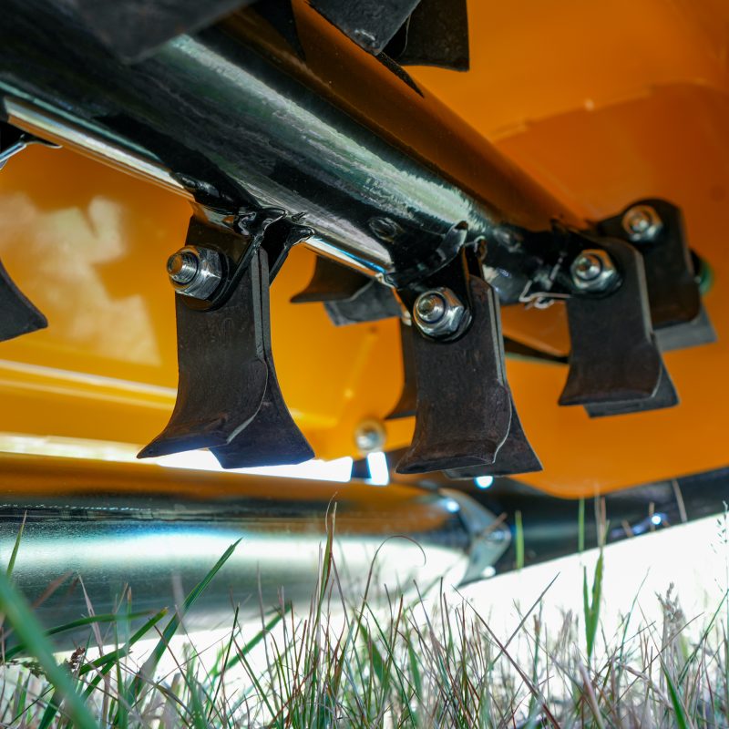 Rammy 48" ATV Flail Mower 120 With Winch and Universal Snowplow Mount Bracket For ATV