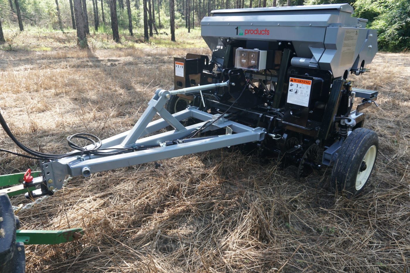 1st Products No Till Drill 6ft 3-Pt & Pull Type | Working Width 72" | Horsepower 45+ HP | For Tractors