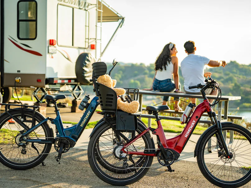 Himiway | Electric Bike | Model A7 Commuter | 27.5 x 2.4” Tires | 750W Hub Motor | 65 Mile Range | 400 lb Payload | Full Suspension Comfort | For Urban Comfort & All-Terrain Exploration