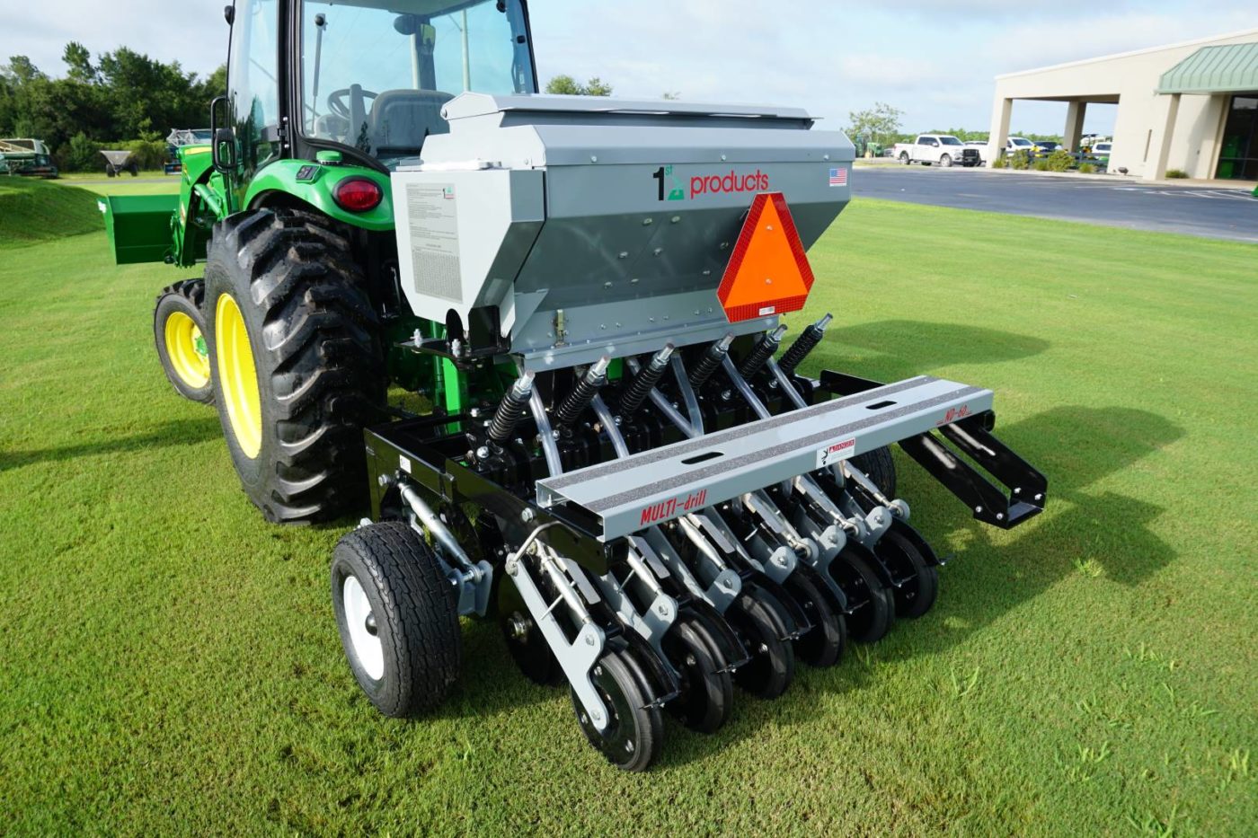 1st Products No Till Drill 5ft to 12ft, 3-Pt & Pull Type | Working Width 54"-144" | Horsepower 30-90+ HP | For Tractors