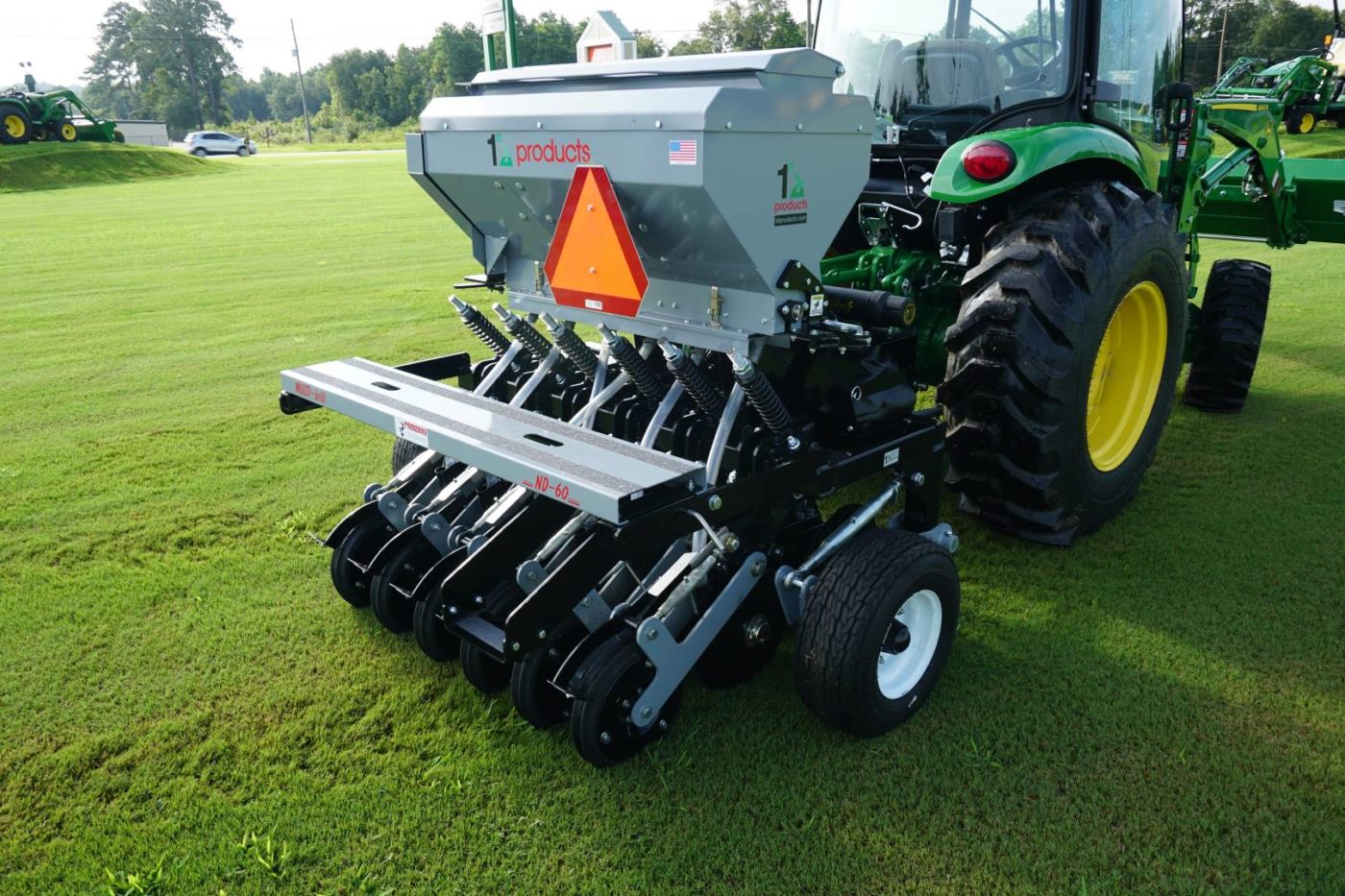 1st Products No Till Drill 5ft to 12ft, 3-Pt & Pull Type | Working Width 54"-144" | Horsepower 30-90+ HP | For Tractors