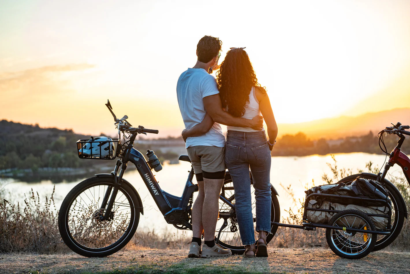 Himiway | Electric Bike | Model A7 Commuter | 27.5 x 2.4” Tires | 750W Hub Motor | 65 Mile Range | 400 lb Payload | Full Suspension Comfort | For Urban Comfort & All-Terrain Exploration