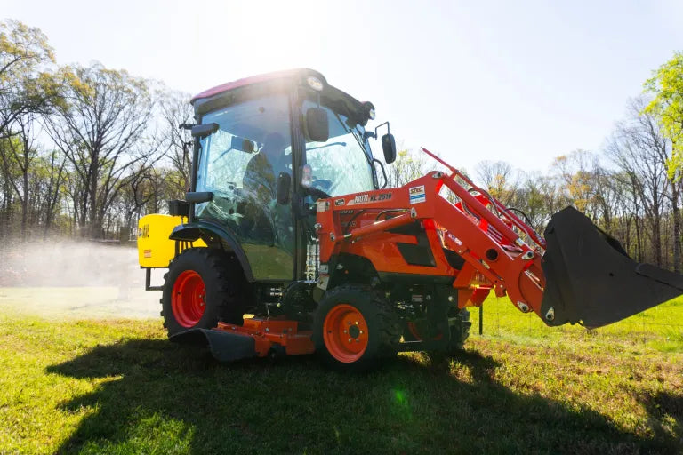 KIOTI | Hydrostatic Compact Tractor with Loader | CS Series | CS2510 | 46.7" Width | 24.5 HP | For Compact Farming & Landscaping