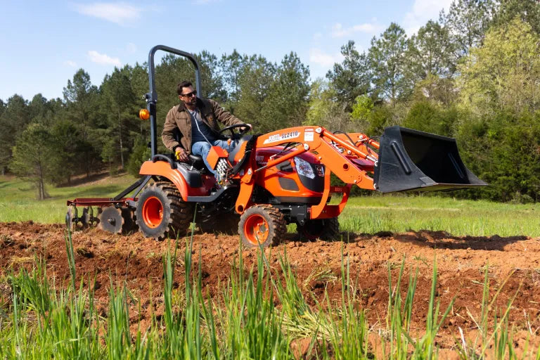 KIOTI | Hydrostatic Compact Tractor with Loader | CS Series | CS2510 | 46.7" Width | 24.5 HP | For Compact Farming & Landscaping