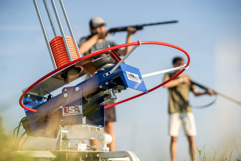 Do All Traps USA Clay Trap w/ Wireless Remote & Wobbler Kit | Wireless Remote Range 300' ft | Throw Distance 55+ Yards