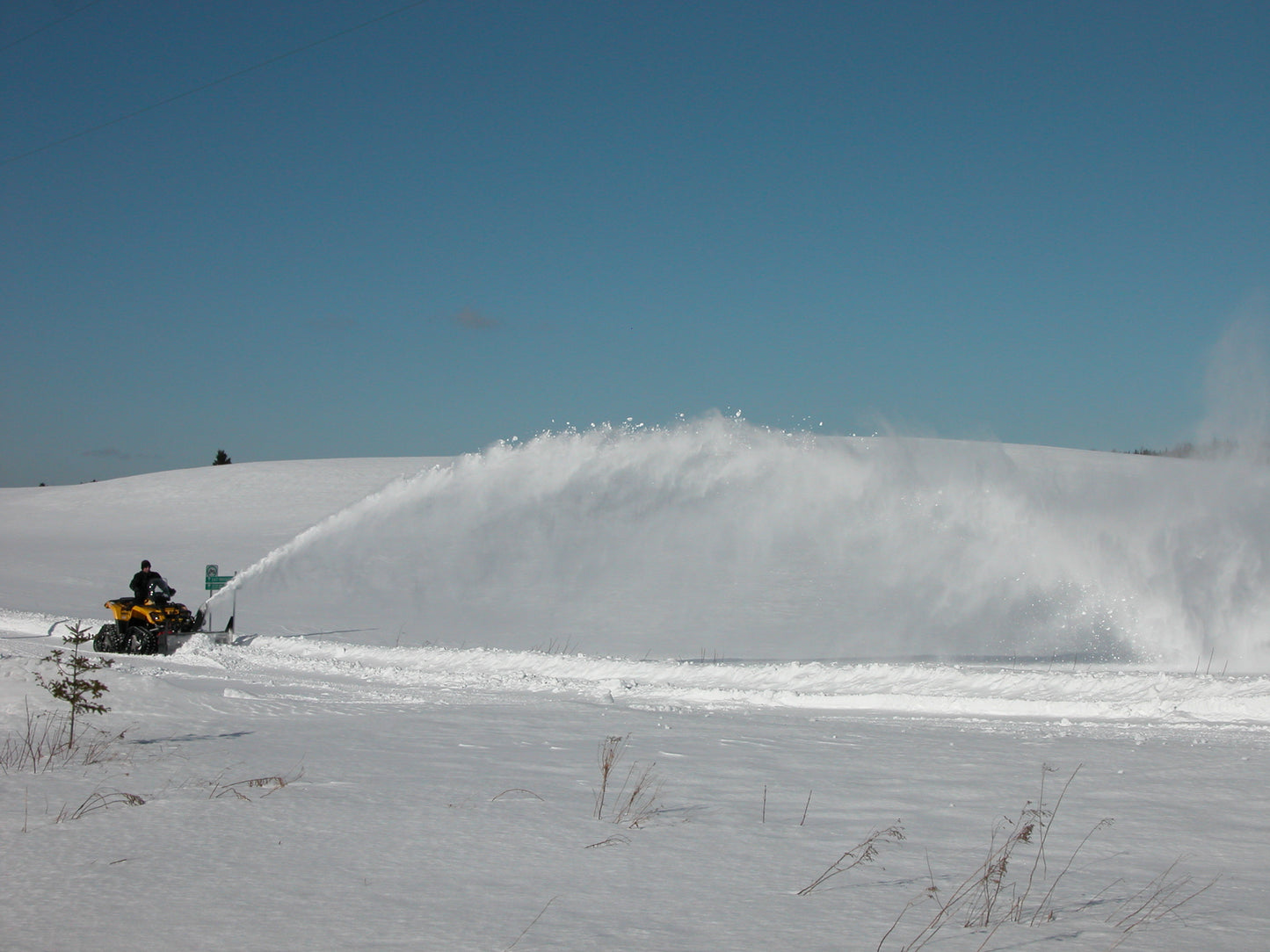 Bercomac Universal Mount 54" Premium Snowblower | 22 HP | For ATV & UTV