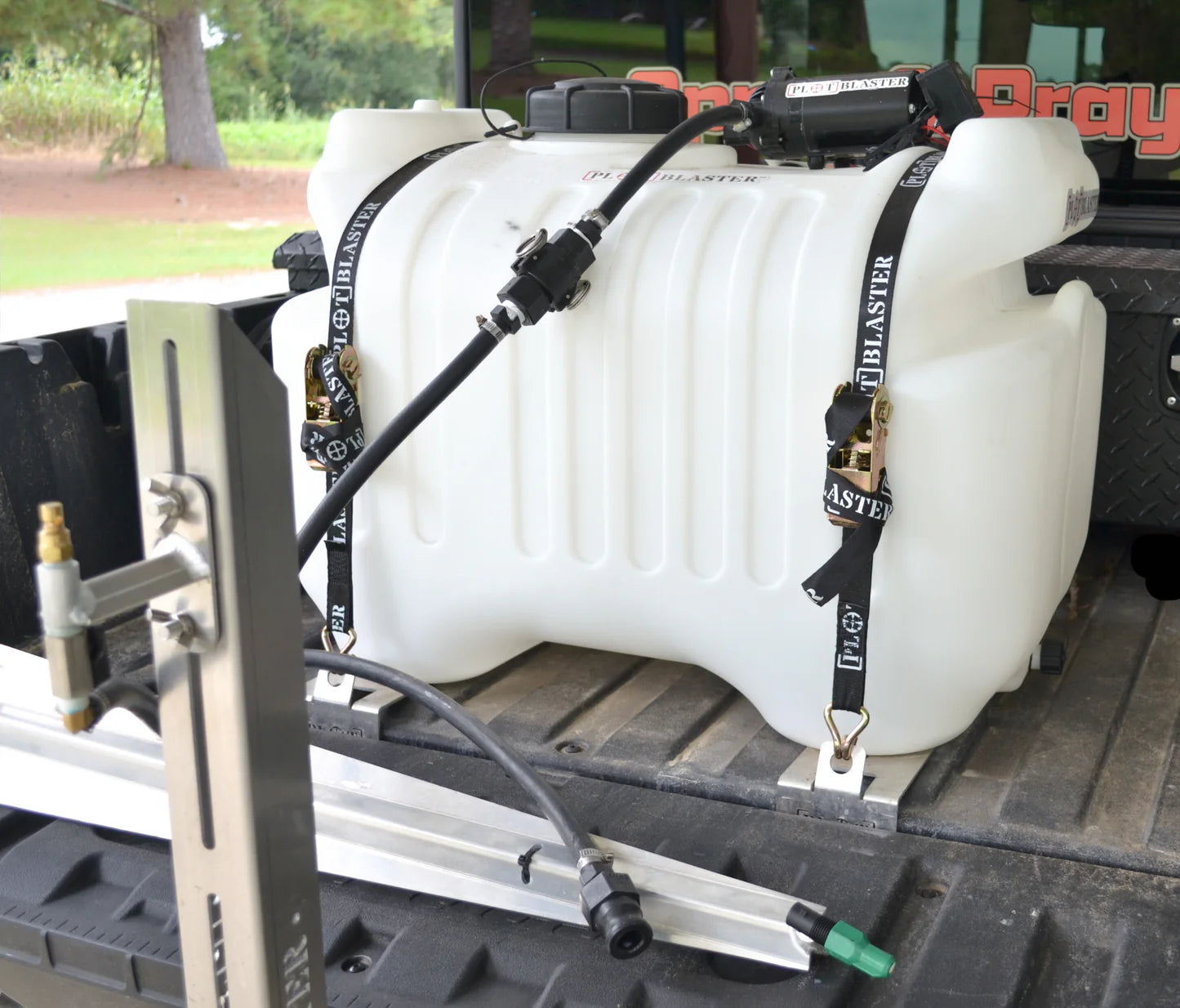 Plot Blaster Accessories Kit | Side Swiper Boom, Remote Control, Flow Valve, Drift Agent & Quick Connect | Fits Plot Blaster Boomless Sprayer | Volt 12V | For ATVs, UTVs, Golf Carts, Trucks