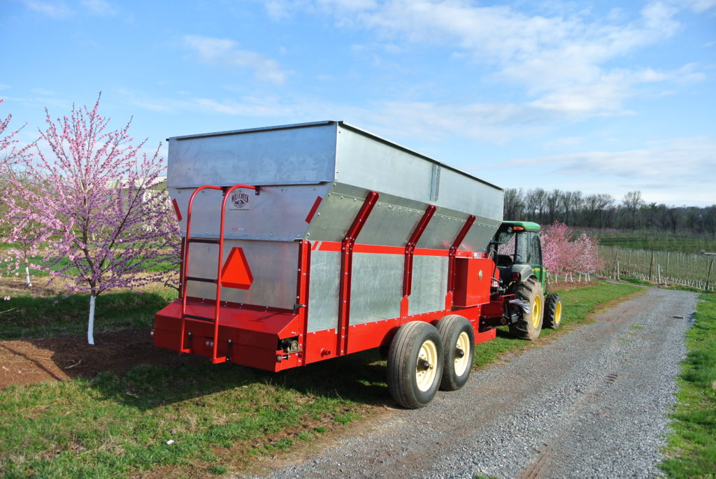 Millcreek | Wide-Body Row Mulcher | Models 588 & 1028 | Width 85” Wide | 7.8 To 13.5 yd³ Capacity | Horsepower 40 To 80 HP | For Tractor