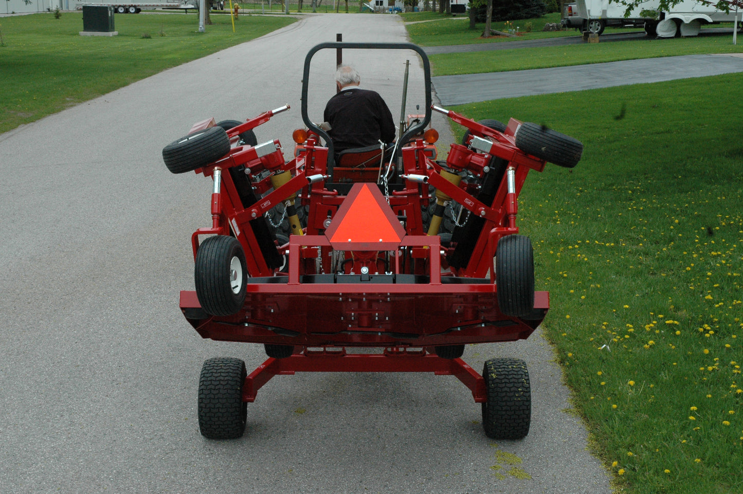 Progressive Turf Equipment Inc. Tri-Deck Finishing Mower | Model TD65-2 | Width 12' | 25-40 HP | For Tractor