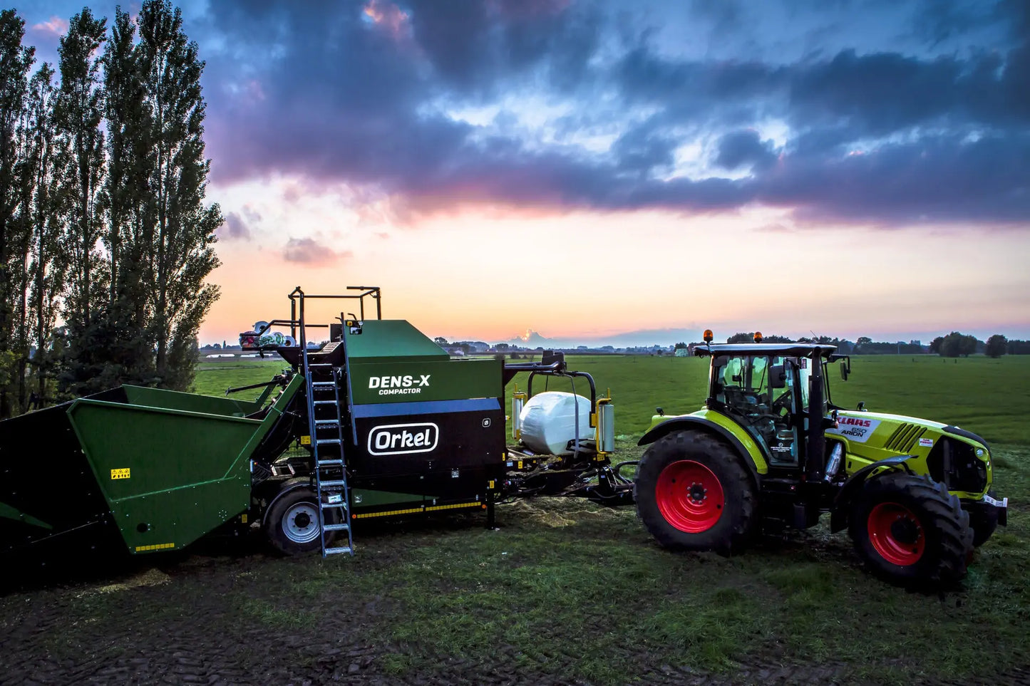 Orkel Compactor | Model Dens-X | Feed hopper F25 | Minimum PTO Horsepower 120 HP | For Tractors