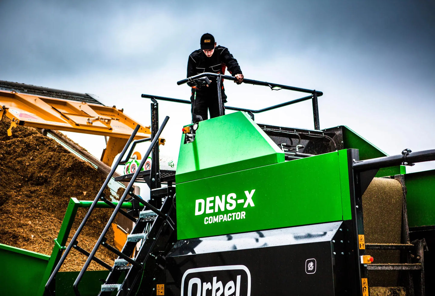 Orkel Compactor | Model Dens-X | Feed hopper F25 | Minimum PTO Horsepower 120 HP | For Tractors
