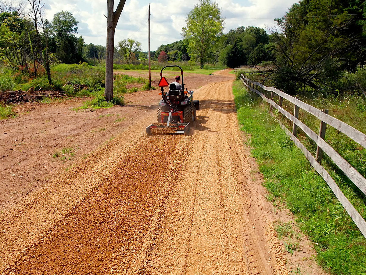 Dirt Dog CRG Compact Road Grader | CRG Series | Working Width 48" & 60" | Horsepower 20-25 HP | For Tractor
