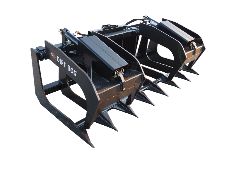 Dirt Dog Brush Grapple | Model BRGR & BKGR Series | Width 72" & 84" | 8–30+ GPM | Max 100 HP | For Skid Steer & AG Loaders