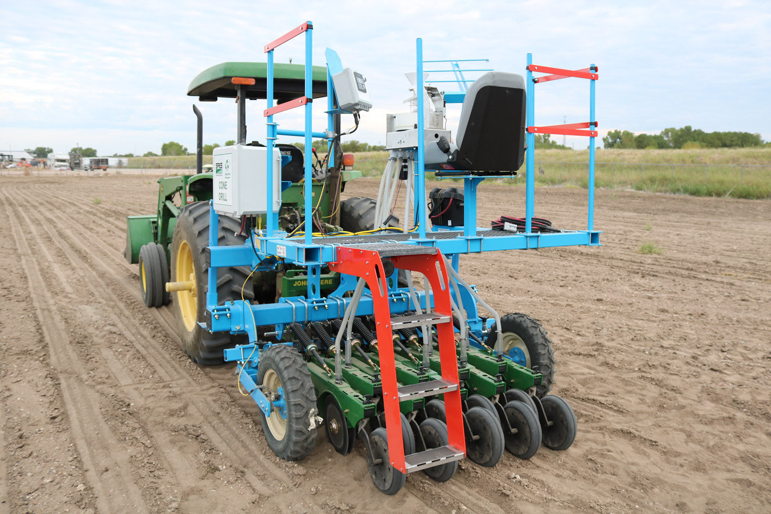 seed planting tractor Kincaid Drill Planter | Cone Sizes 6" & 10" inches