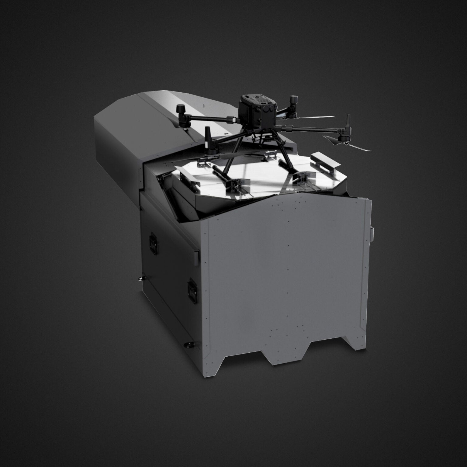 Hextronics Atlas 300 Battery-Swapping Drone Docking Station | For