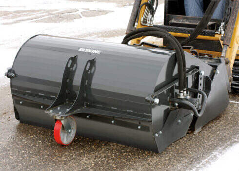 Erskine Mini Pick-Up Broom | 45” Working Width | 7-15 GPM Rated Flow | For Mini Skid Steer