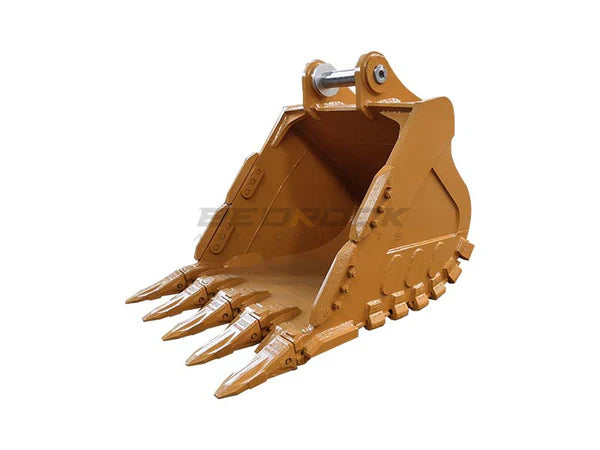 Bedrock Attachments Rock Heavy-Duty Excavator Bucket | Width 54-Inch | Capacity 1.6 CU M | Machine Size 30-40 Tons | For Excavators CAT 330