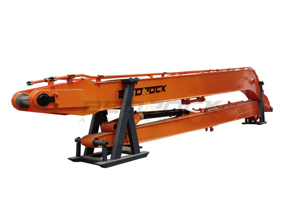 Bedrock Attachments Long Reach Arm and Boom | Model ELDX225-18 | Reach 59' Ft | Machine Size 22-25 Tons | For Excavators Doosan DX225