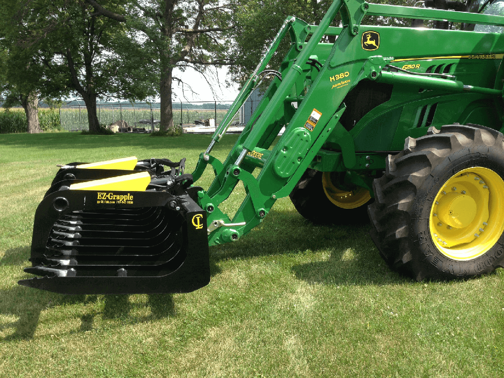 CL Fabrication Grapple For Trees, Brush & Roots | Model EZ | Width 72" To 90" inches | Oil Flow Range 15 To 25 GPM | For Skid Steer
