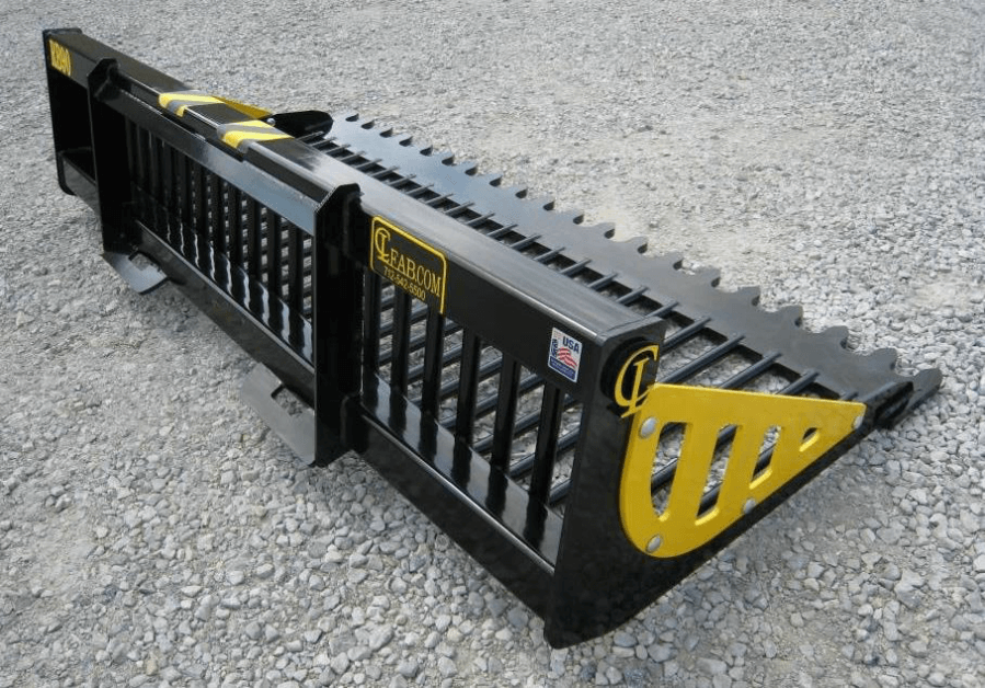 CL Fabrication EZ Rock Bucket | Width 56"-90" inches | Oil Flow Range 15-25 GPM | For Large Skid Steers