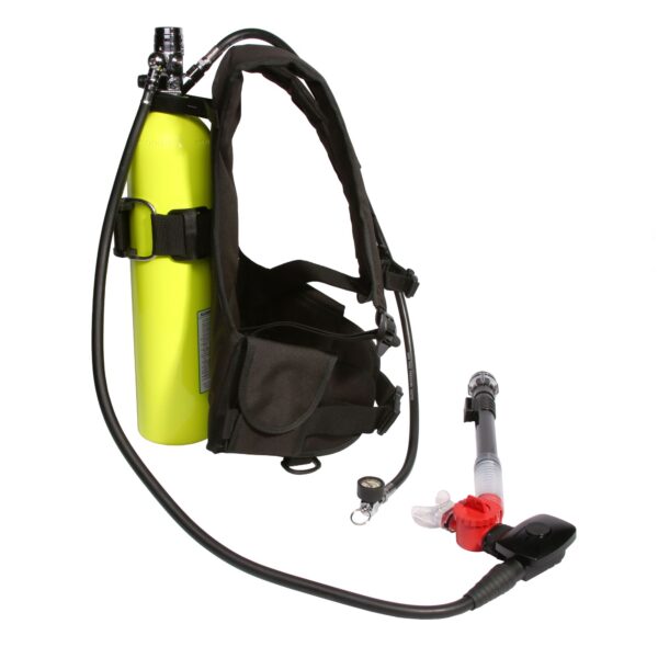 Brownie Third Lung EasyDive Mini Scuba Kit | Model EASYDIVE-MSK | 19" Width | For Shallow Water Diving, Snorkeling & Boat Maintenance