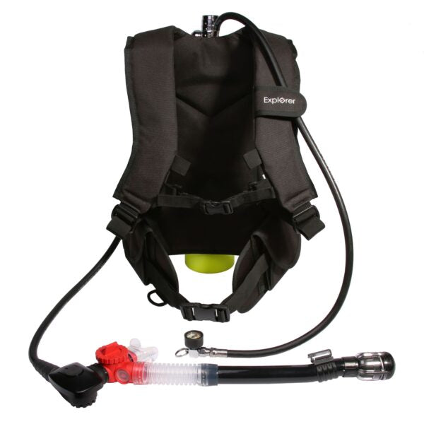 Brownie Third Lung EasyDive Mini Scuba Kit | Model EASYDIVE-MSK | 19" Width | For Shallow Water Diving, Snorkeling & Boat Maintenance