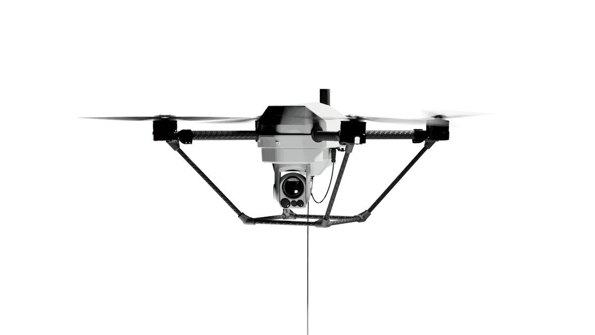 Elistair Khronos Tethered DroneBox | Hovering Height 197 ft | 24 Hrs ISR Operations