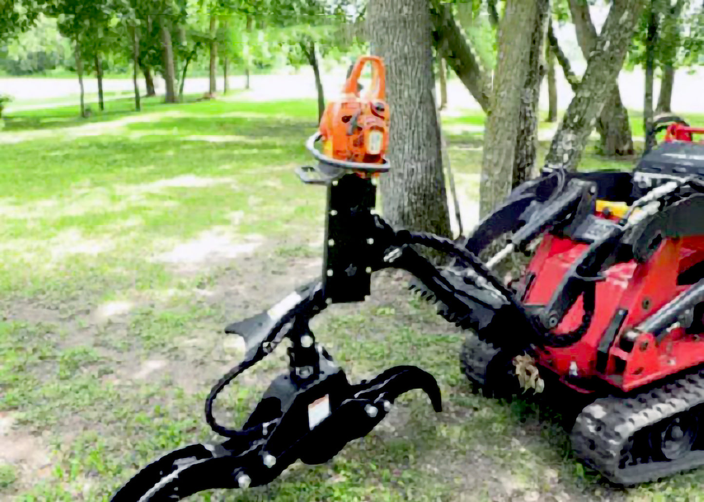 Loflin Fabrication | Log Grapple | Manual & Hydraulic Rotating | For Mini Skid Steer & Compact Loaders
