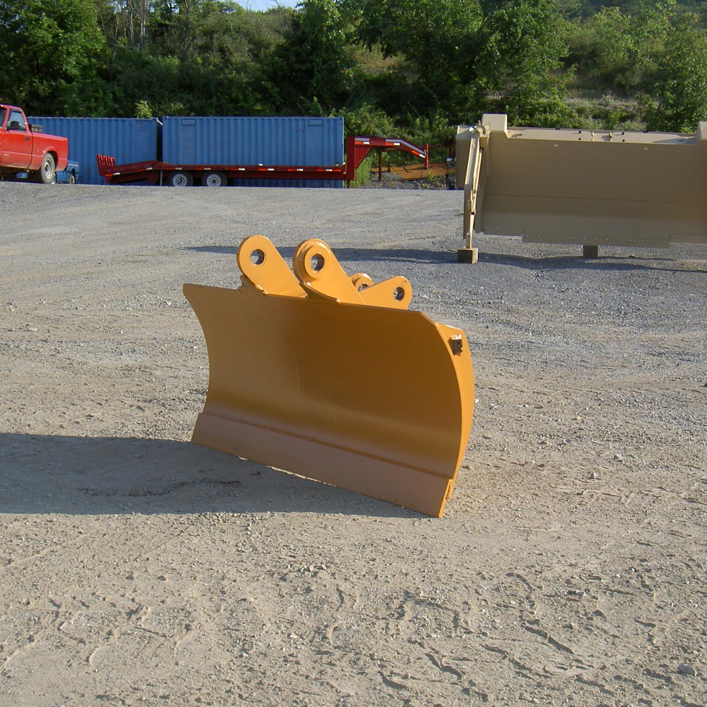 Rockland Backfill Blade | Bolt-On Reversible Cutting Edges | High Strength Alloy Steel | For Excavators