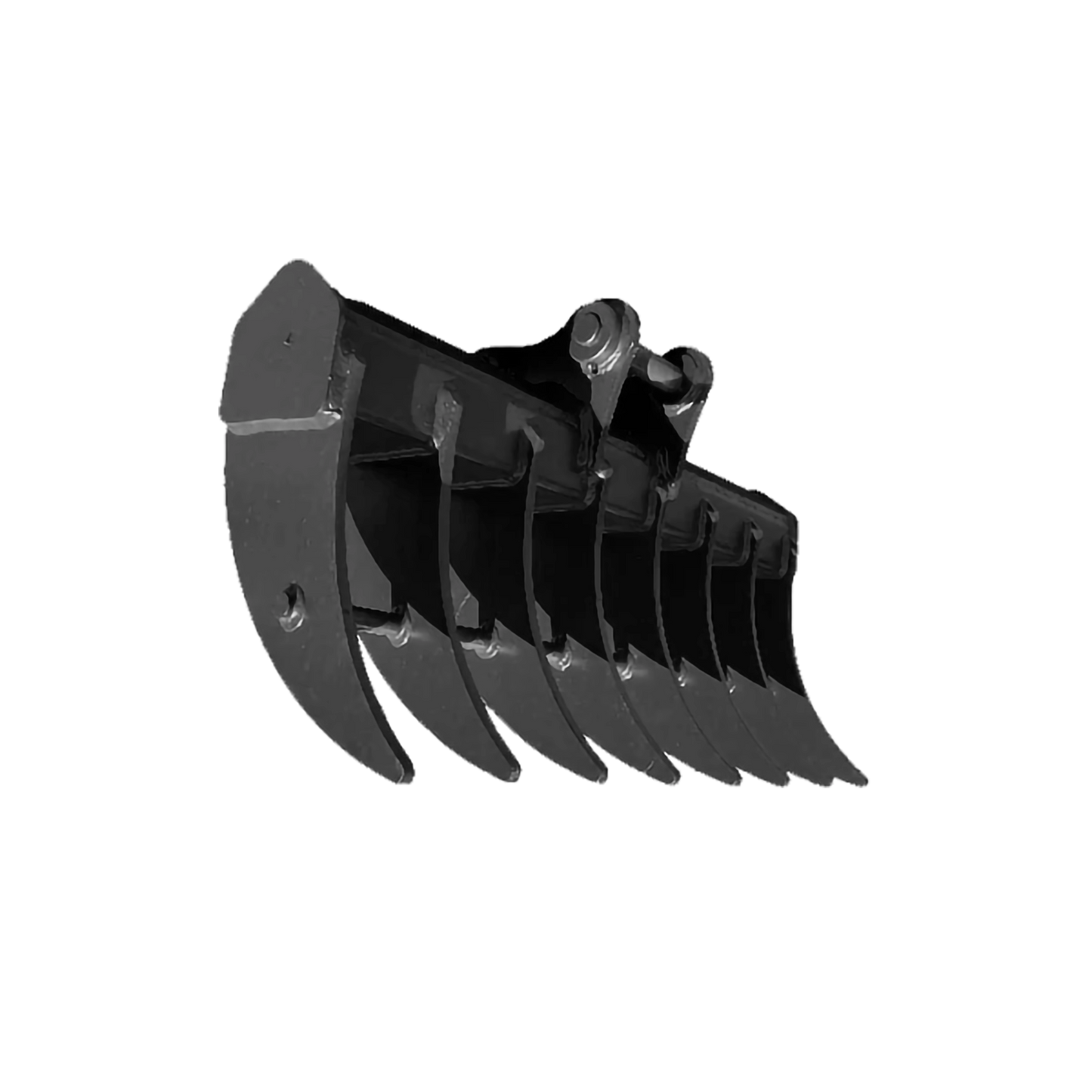 Loflin Fabrication | Frost Tooth 3 Tine Ripper & 36" 42" & 48" Width Double-Sided Root Rake | Heavy-Duty Teeth | For Mini Excavators