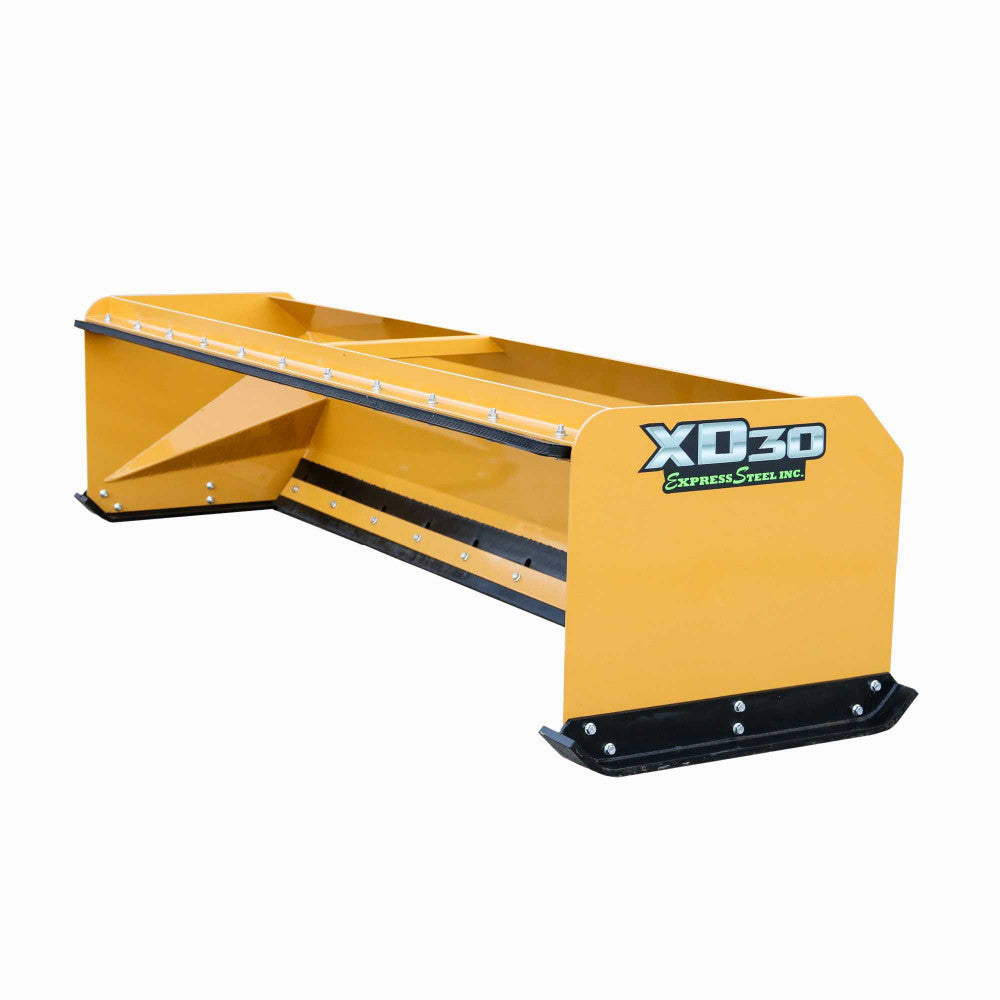 Express Steel | Snow Pusher | Model XD30 Pullback | SKU ES9XD30PB10YEL | Width 125" | Hydraulic Flow 18 To 25 GPM | For Tractors & Skid Steers