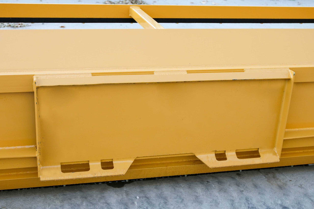 Express Steel | Snow Pusher | Model XD30 Pullback | SKU ES9XD30PB10YEL | Width 125" | Hydraulic Flow 18 To 25 GPM | For Tractors & Skid Steers