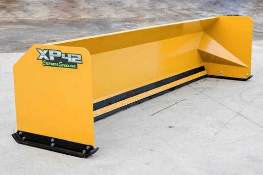 Express Steel | Loader Snow Pusher | Model 14' XP42 HD | SKU ES94214 | Width 168" | Hydraulic Flow 0 To 25 GPM | Horsepower 100+ HP | For Skid Steers & Tractors