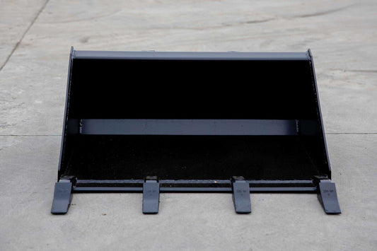 Express Steel | Tooth Bucket | Model 36" Toro Dingo | SKU ES-TDTB-0036 | Width 36" | Hydraulic Flow 0 To 25 GPM | For Mini Skid Steers & Loaders