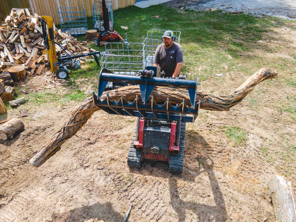 Express Steel Root Grapple | SKU ES22010 | Width 42" | Hydraulic Flow 9–15 GPM | For Mini Skid Steers