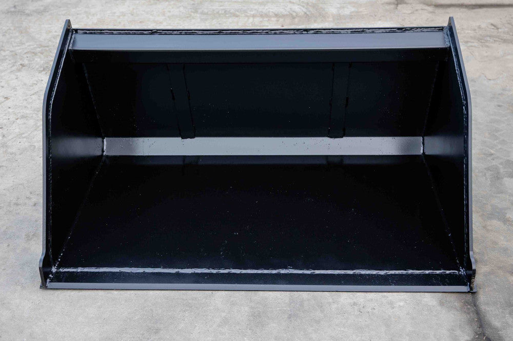 Express Steel | Snow/Mulch Bucket | Model 48" Mini Bobcat | SKU ES-MBSMB-0048 | Width 48" | Hydraulic Flow 8 to 15 GPM | For Mini Skid Steers