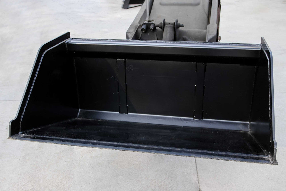 Express Steel Snow/Mulch Bucket | SKU ES-TDSMB-0048 | Width 48" | Hydraulic Flow 9–15 GPM | For Mini Skid Steers