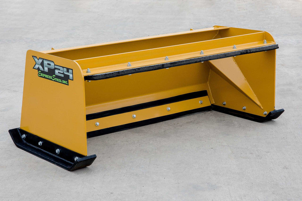 Express Steel | Pullback Snow Pusher | Model 60" XP24 | ES924PB05 | Width 60" | Horsepower 20+ HP |  Hydraulic Flow 0 To 25 GPM | For Tractors, Loaders, Mini & Full-Size Skid Steers