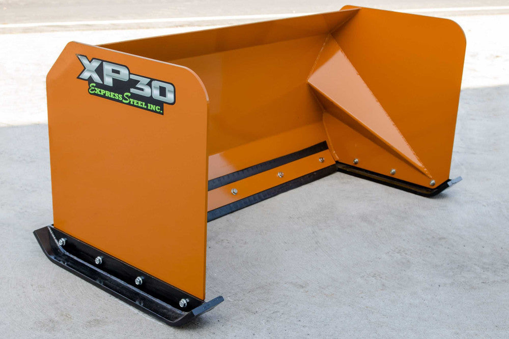 Express Steel | Snow Pusher | Model 5′ XP30 | SKU ES93005 | Width 60" | Hydraulic Flow 0 To 25 GPM | Horsepower 25+ HP | For Mini & Full Size Skid Steers, Tractors & Loaders