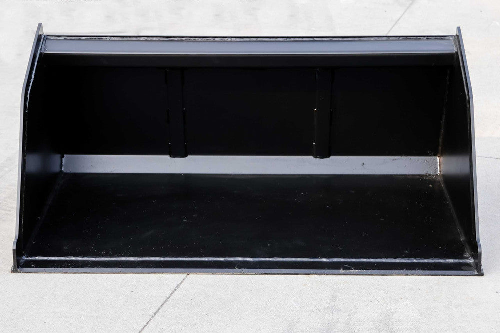 Express Steel Snow/Mulch Bucket | SKU ES-TDSMB-0054 | Width 54" | Hydraulic Flow 9–15 GPM | For Mini Skid Steers