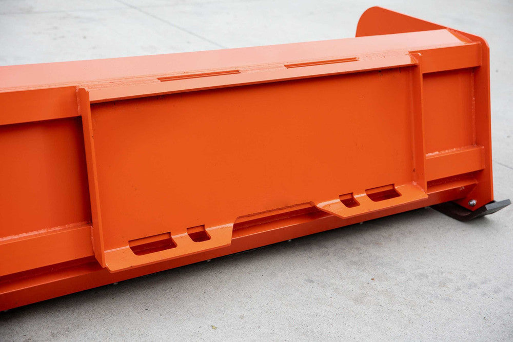 Express Steel | Snow Pusher | Model 6′ XP24 | SKU ES92406 | Width 72" | Hydraulic Flow 20–35 GPM | Horsepower 25+ HP | For  Mini & Full Size Skid Steers, Tractors & Loaders