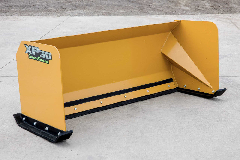 Express Steel | Snow Pusher | Model 6′ XP30 | SKU ES93006 | Width 72" | Hydraulic Flow 20 To 35 GPM | Horsepower 30+ HP | For Skid Steers, Tractors & Loaders