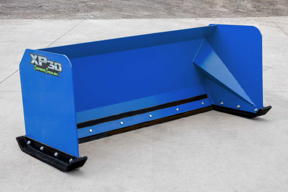 Express Steel | Snow Pusher | Model 6′ XP30 | SKU ES93006 | Width 72" | Hydraulic Flow 20 To 35 GPM | Horsepower 30+ HP | For Skid Steers, Tractors & Loaders