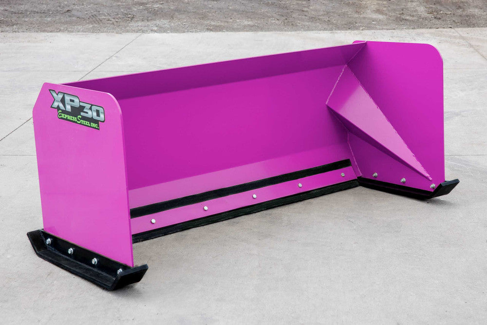 Express Steel | Snow Pusher | Model 6′ XP30 | SKU ES93006 | Width 72" | Hydraulic Flow 20 To 35 GPM | Horsepower 30+ HP | For Skid Steers, Tractors & Loaders