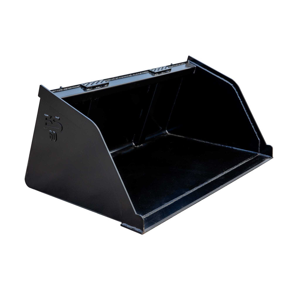 Express Steel | Snow/Mulch Bucket | SKU ES-STSMB-0060 | Width 60" | Hydraulic Flow 0 To 25 GPM | For Skid Steers