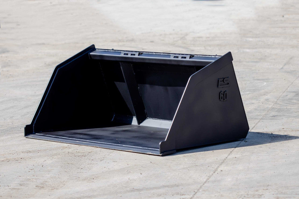 Express Steel | Snow/Mulch Bucket | SKU ES-STSMB-0060 | Width 60" | Hydraulic Flow 0 To 25 GPM | For Skid Steers